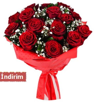 12 Adet kırmızı aşk gülleri  Van çiçek satışı 