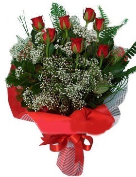 7 kırmızı gül buketi  Van çiçek servisi , çiçekçi adresleri 