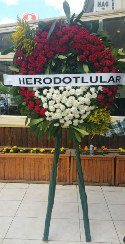 Cenaze çelengi cenazeye çiçek modeli  Van çiçek satışı 